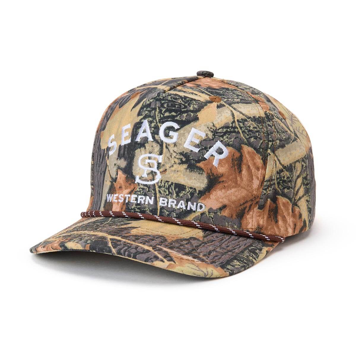 Seager Branded SJC Camo Snapback Hat