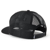 Seager Branded Black Trucker Snapback Hat