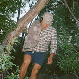 Seager Branded Trucker Khaki Snapback Hat