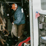 Seager Branded Orange Trucker Snapback Hat