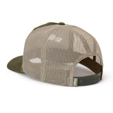 Seager Branded Green Waxed Canvas Trucker Snapback Hat
