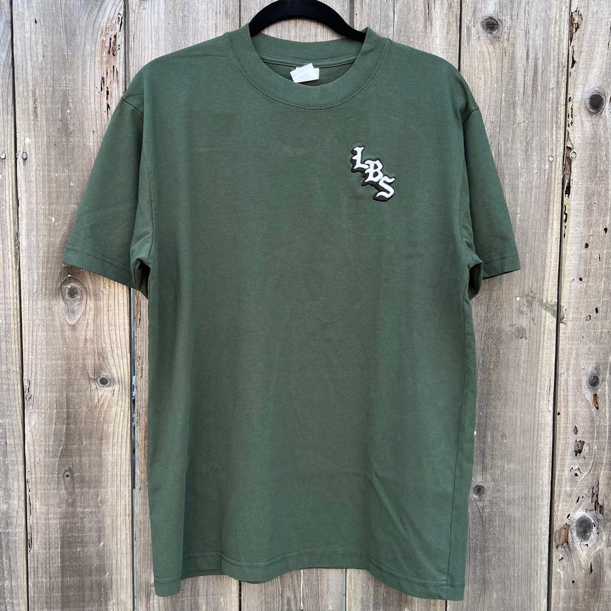 Long Beach Skate Co LBS Long Side Forest Green Oversized S/s Shirt