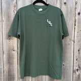 Long Beach Skate Co LBS Long Side Forest Green Oversized S/s Shirt