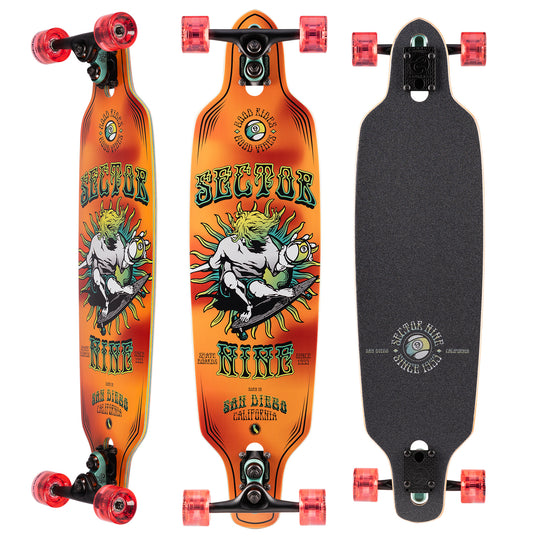 Sector Nine 9er Mini Fractal Orange 34