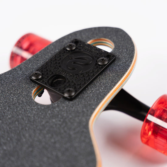 Sector Nine 9er Mini Fractal Orange 34" X 8.7" Longboard Complete Skateboard