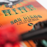 Sector Nine 9er Mini Fractal Orange 34" X 8.7" Longboard Complete Skateboard