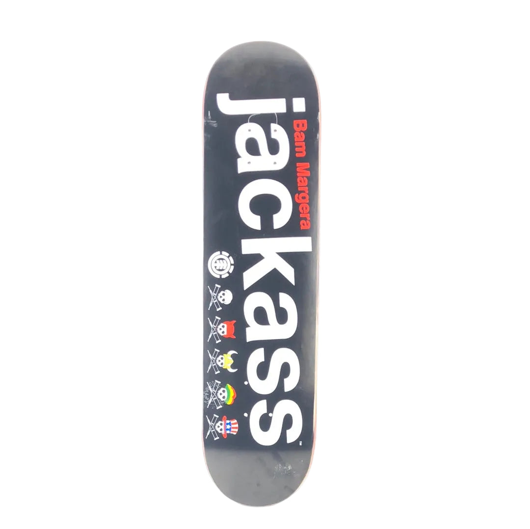Element Bam Margera Jackass Graphic Black White Size 7.58