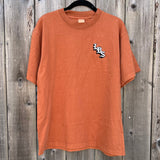 Long Beach Skate Co LBS Long Side Pigment Rust Oversized S/s Shirt