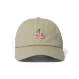 HUF Cherries Khaki 6 Panel Hat