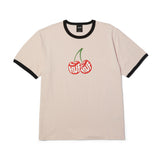 HUF Cherries Dusty Pink Ringer S/s Shirt