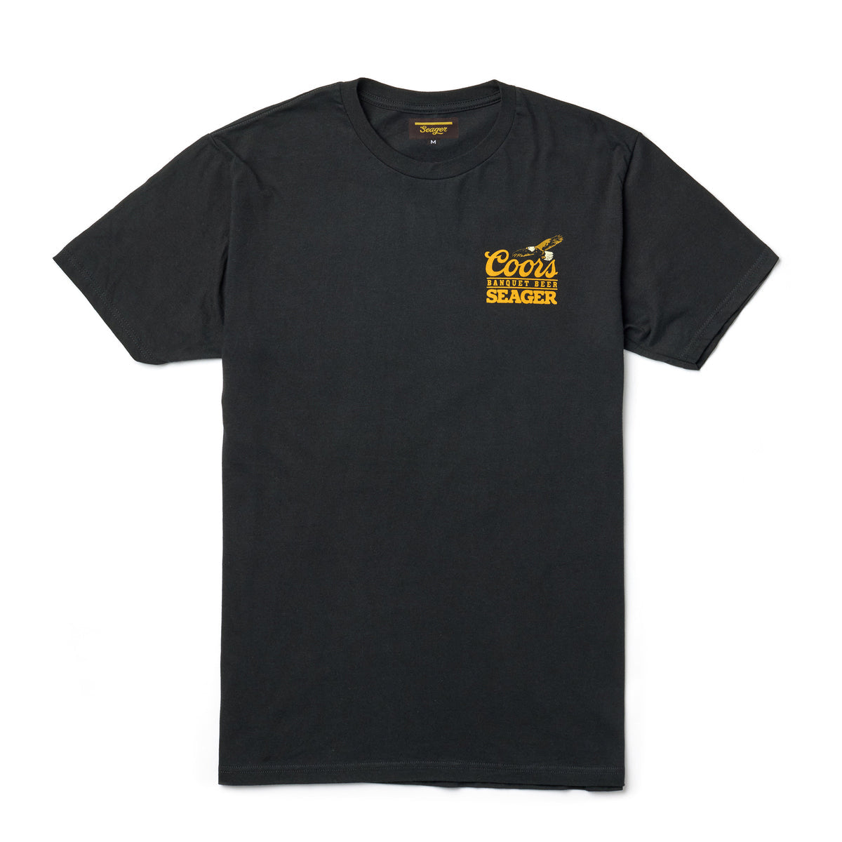 Seager X Coors Banquet Preserve Black S/s Shirt