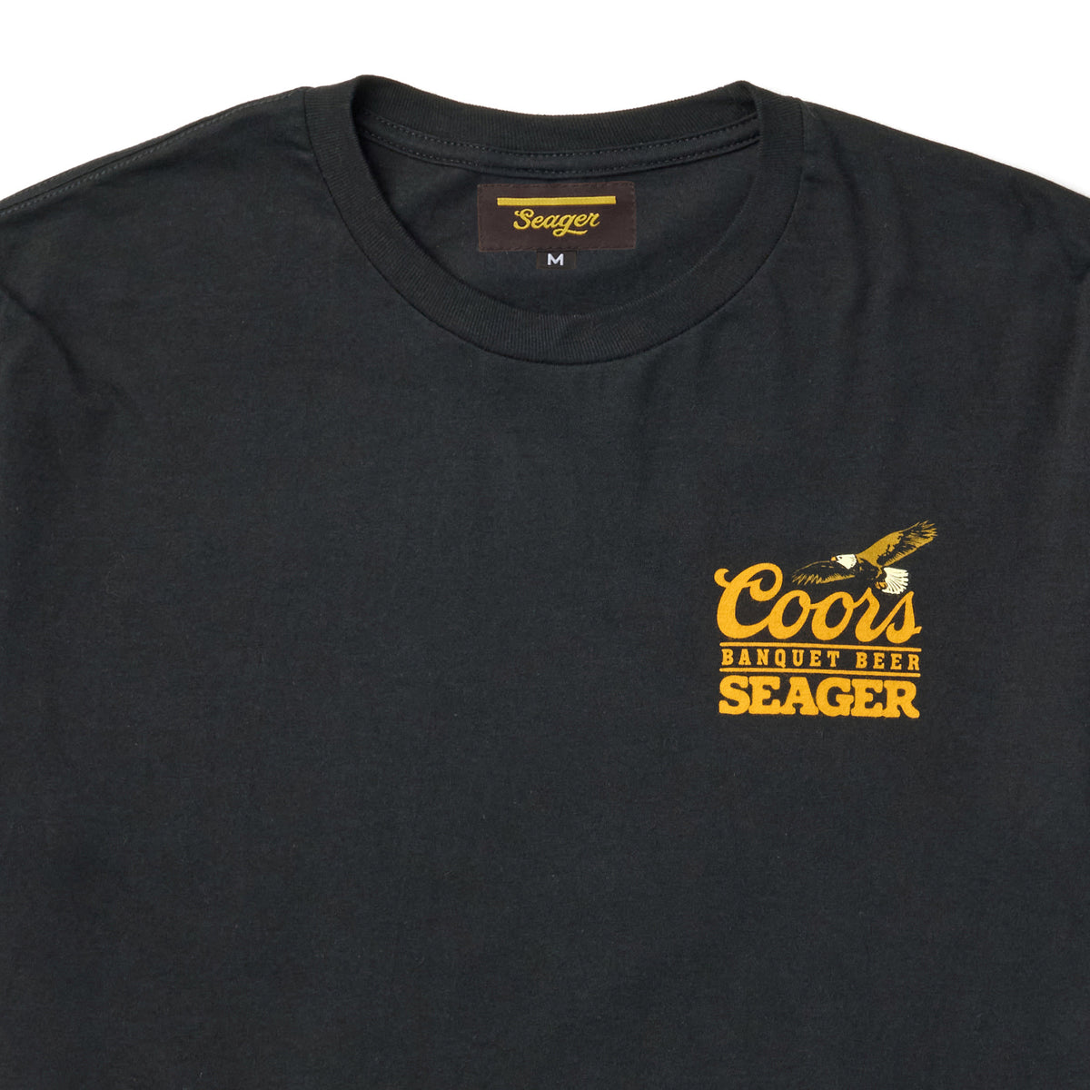 Seager X Coors Banquet Preserve Black S/s Shirt