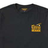 Seager X Coors Banquet Preserve Black S/s Shirt