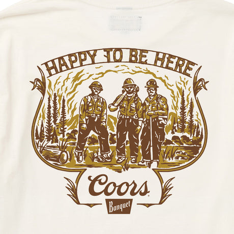 Seager X Coors Banquet Hotshots White S/s Shirt