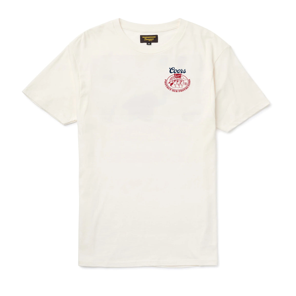 Seager x Coors Banquet Protectors White S/s Shirt