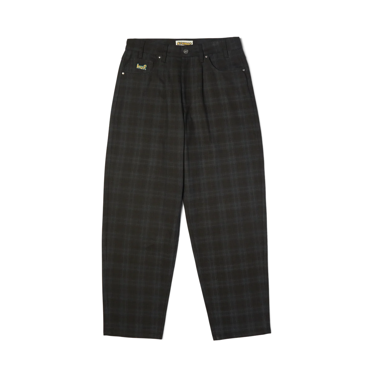 HUF Cromer Plaid Black Pant