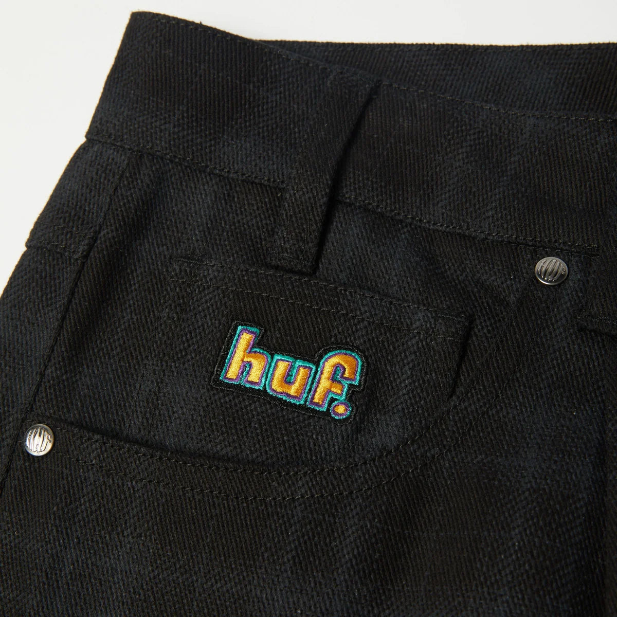 HUF Cromer Plaid Black Pant