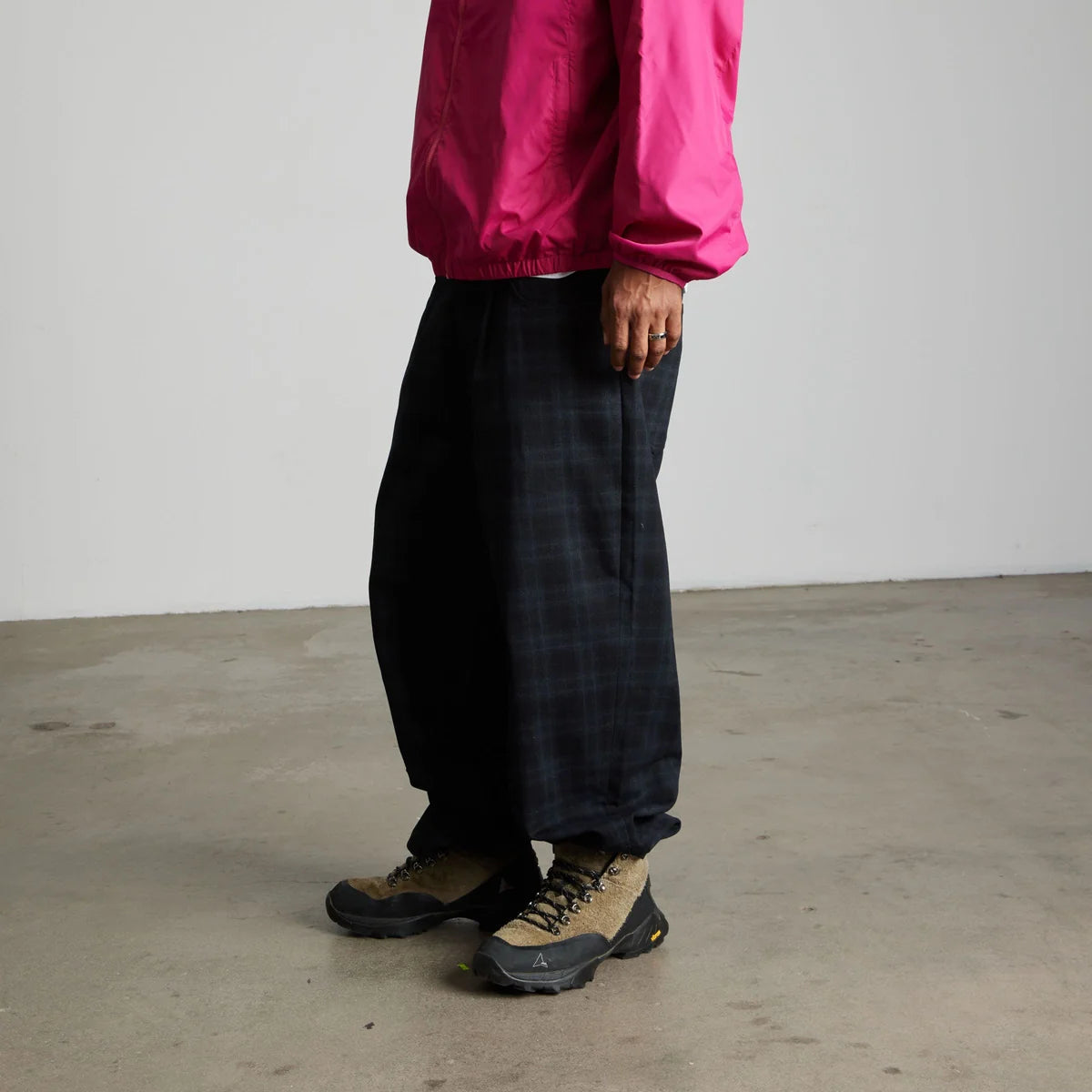 HUF Cromer Plaid Black Pant