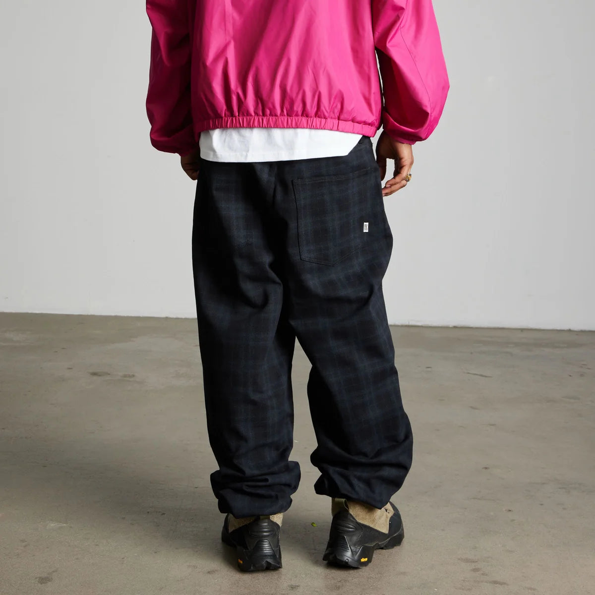 HUF Cromer Plaid Black Pant
