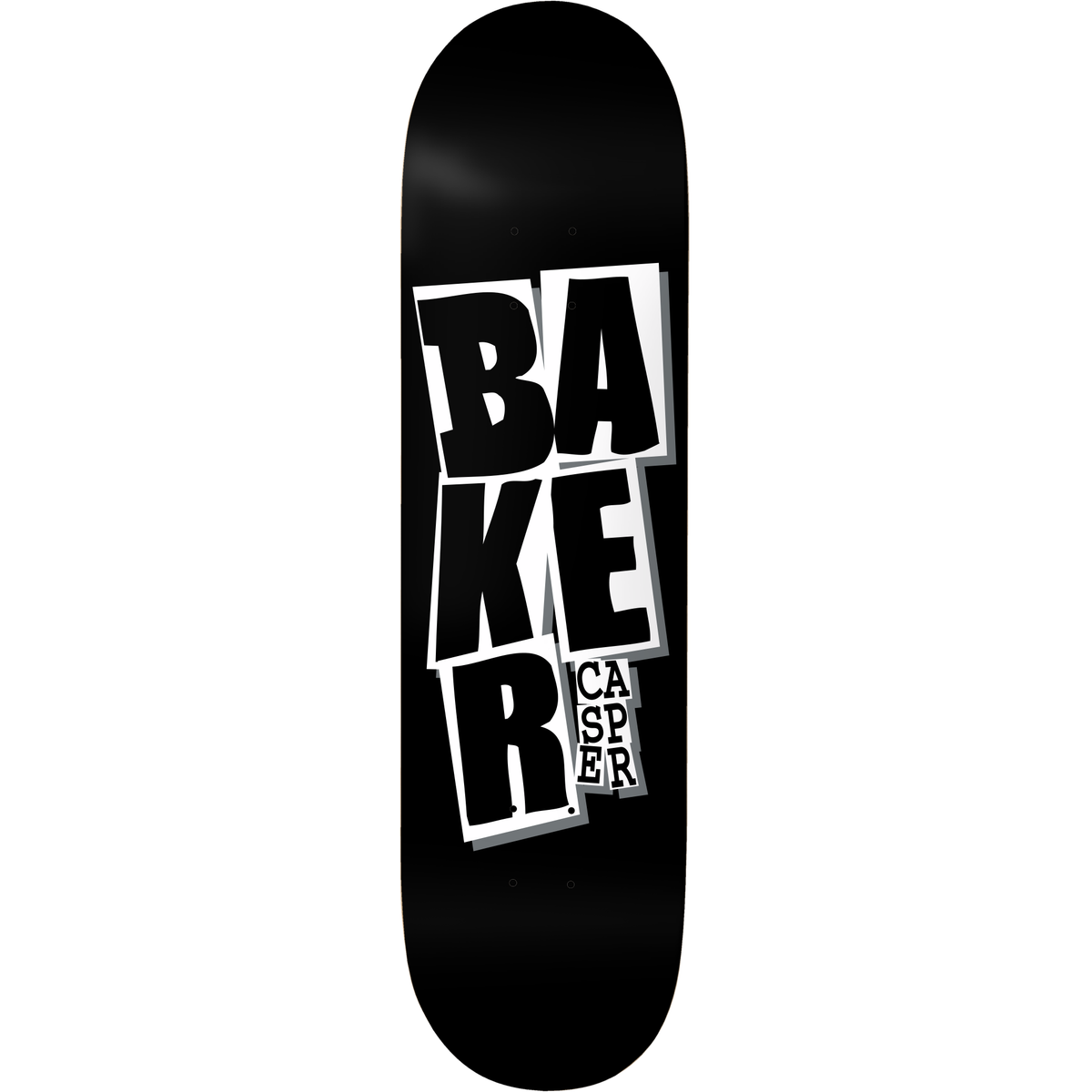 Baker Casper Brooker Stacked Black B2 8.5" Skateboard Deck