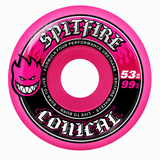Spitfire Formula Four Conical 99D 53mm Pink Skateboard Wheels