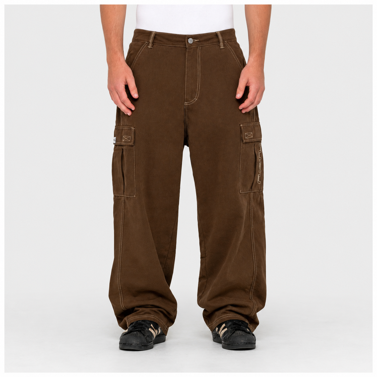 Rusty Grizzly Pinecone Baggy Cargo Pant – Long Beach Skate Co