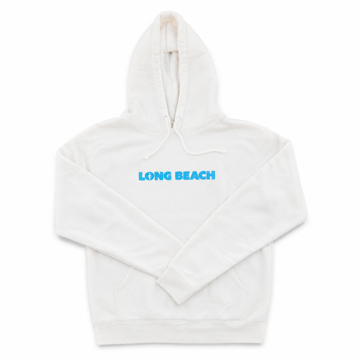 Girl x LB Skate “We OG Long Beach” Bone Hooded Sweatshirt