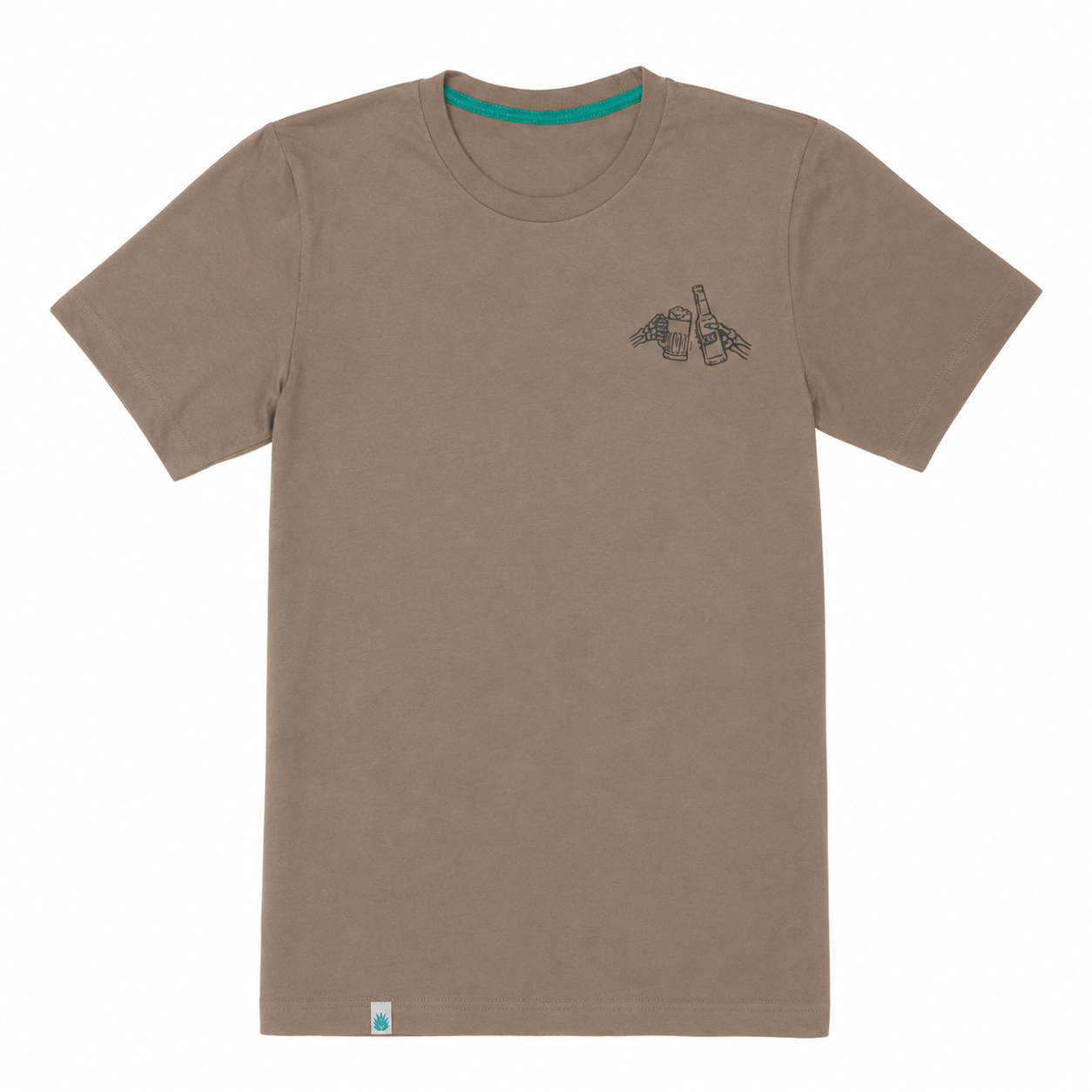 Sendero Shootin' Hand Salud Light Brown S/s Shirt
