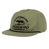 Sendero Chupacabra Olive Snapback Hat