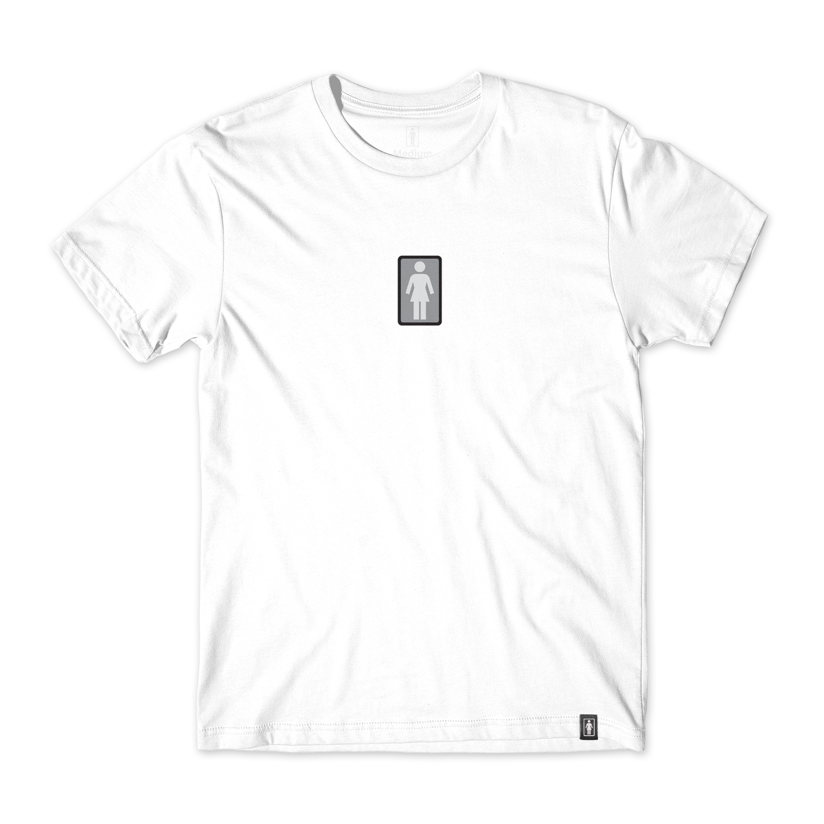 Girl Classic OG White Grey S/s Shirt