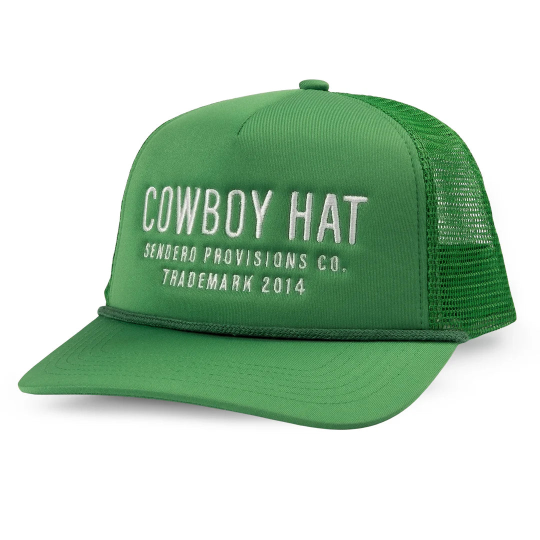 Sendero Cowboy Hat Green Snapback Hat