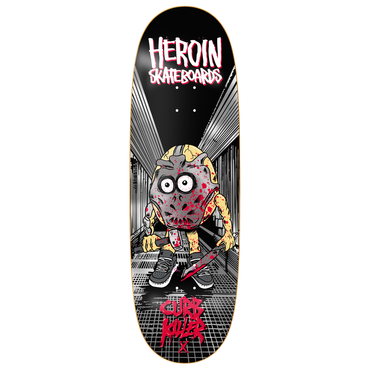 KopingKiller AaronMurray Skateboard デッキ Heroin Skateboards Curb Killer X 10.0