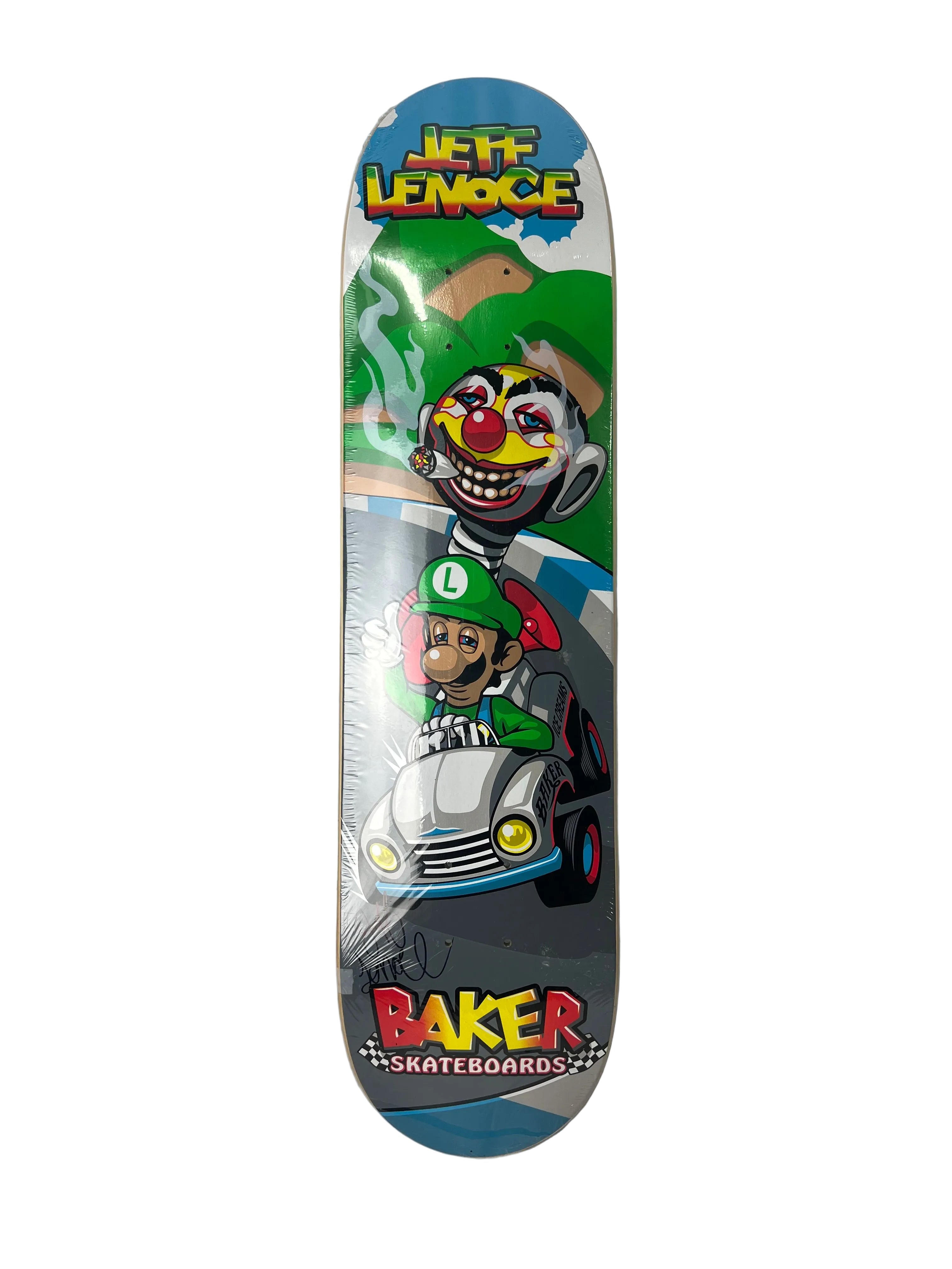 Baker Jeff Lenoce Autographed Stoney Kart Assorted Colors 7.9