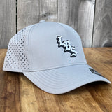 Long Beach Skate LBS Long Side Performance Water Repellent Grey Snapback Hat