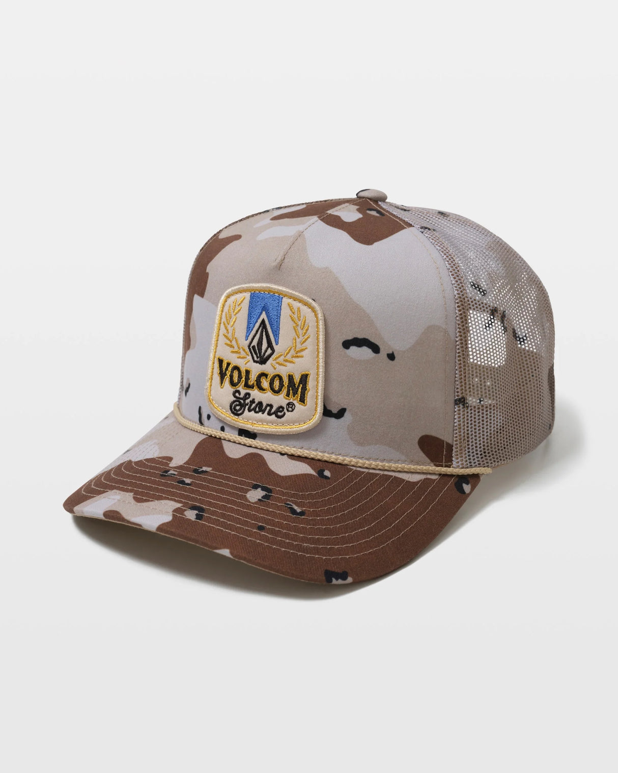 Volcom Stoney Trail Light Khaki Trucker Snapback Hat