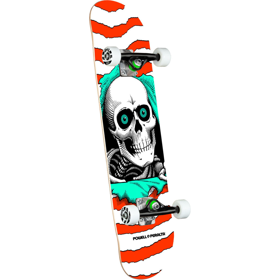 Powell Peralta Ripper One Off Orange Birch 7.0 x 28 Complete Skateboard
