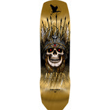 Powell Peralta Pro 7-Ply Andy Anderson Heron Gold Foil 9.13" x 32.8" 290 K21 Skateboard Deck