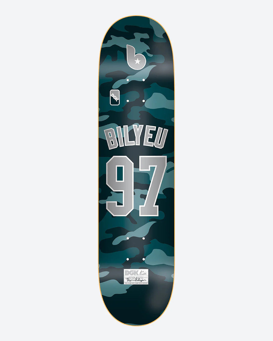 DGK Kevin Bilyeu Major League 3 8.25" Skateboard Deck