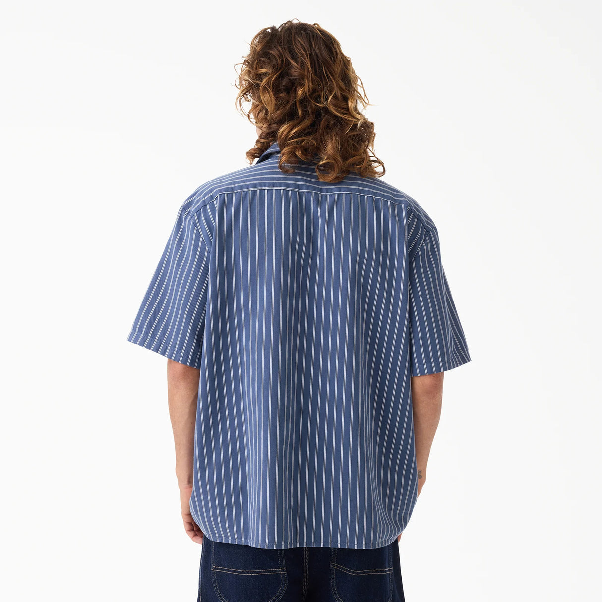 Dickies Worn In Lightweight Dark Indigo Work Shirt