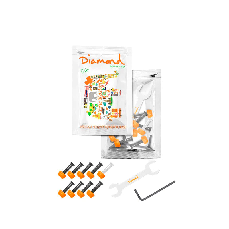 Diamond 7/8" Eric Koston Pro Black/White/Orange Allen Hardware Long