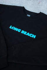 Girl x LB Skate “We OG Long Beach” Black Crewneck Sweatshirt