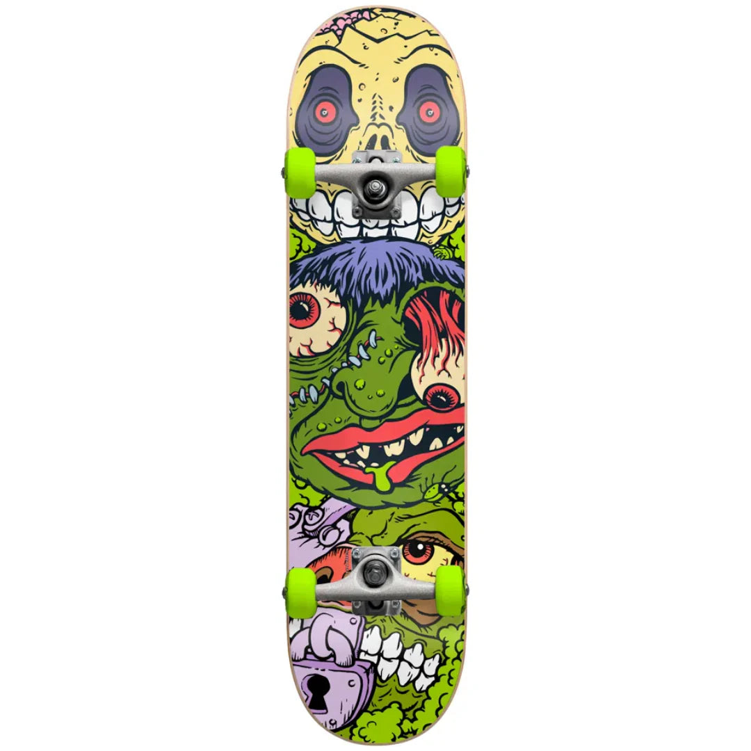 Darkstar Madballs Mindmelt Youth First Push 7.375" Complete Skateboard