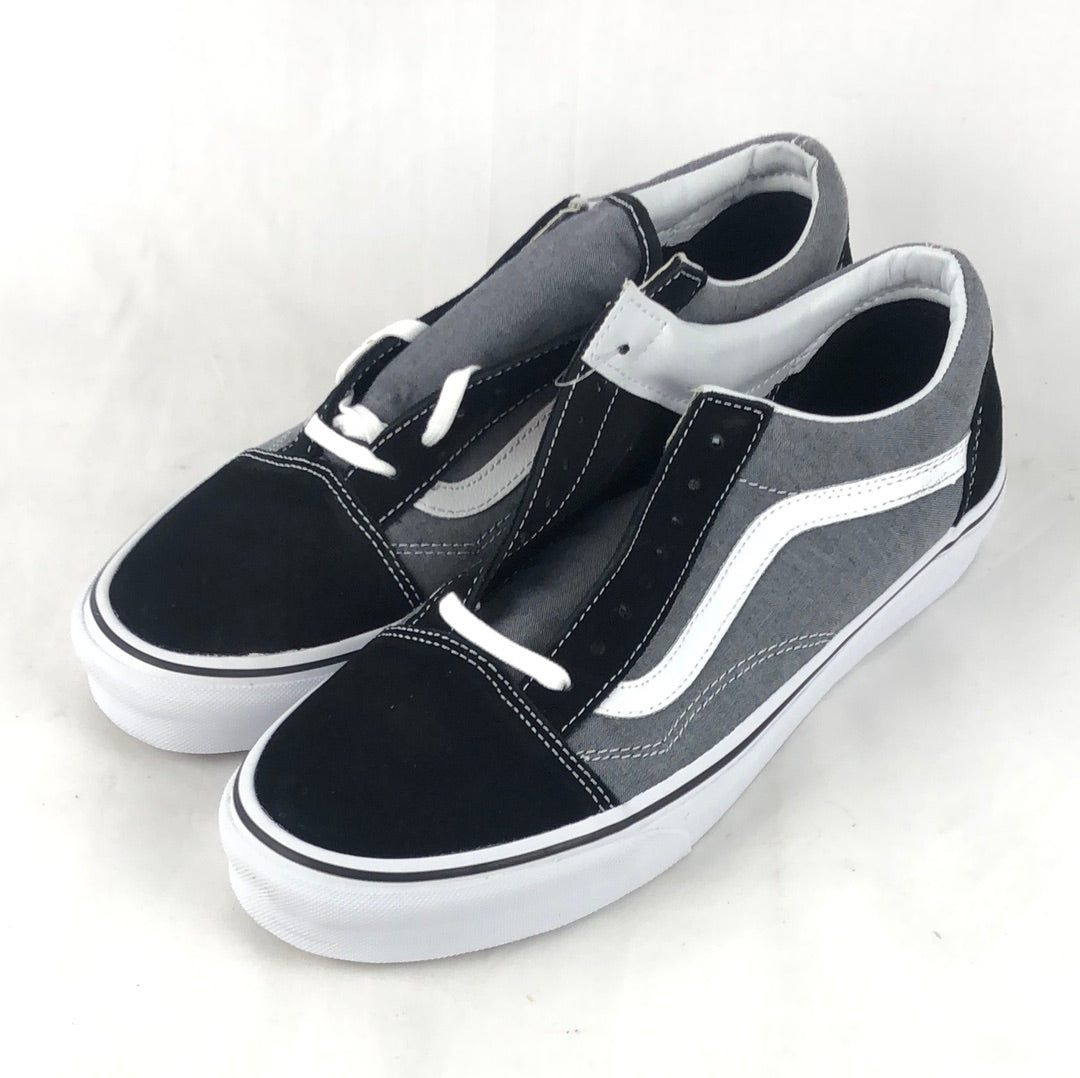 Vans Old Skool  Suede Chambray Black U.S. Mens Size 10.5