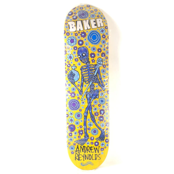 Baker Andrew Reynolds Skeleton Flowers Yellow/Blue 8.4