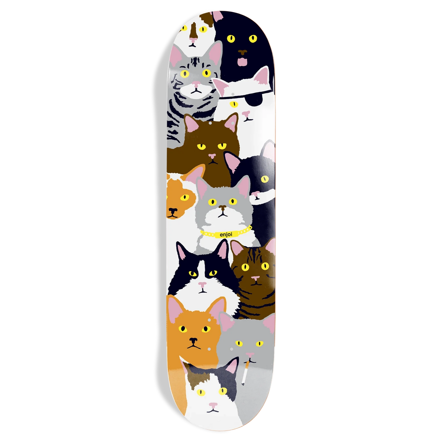 Enjoi Cat Collage R7 Skateboard Deck