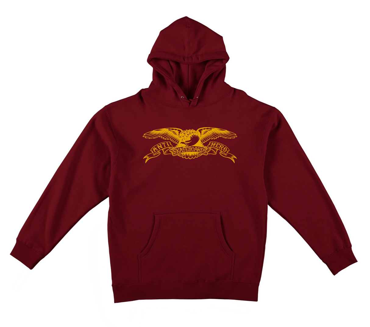 Anti Hero Basic Eagle Maroon/Gold Hooded Sweatshirt