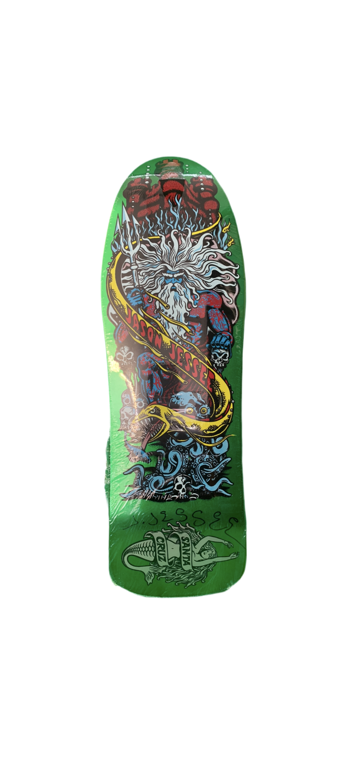 Santa Cruz Jason Jessee Signed Neptune 2 Metallic Green Reissue