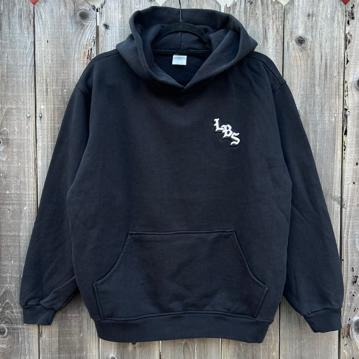 Long Beach Skate Co LBS Long Side Standard Jet Black Hoodie