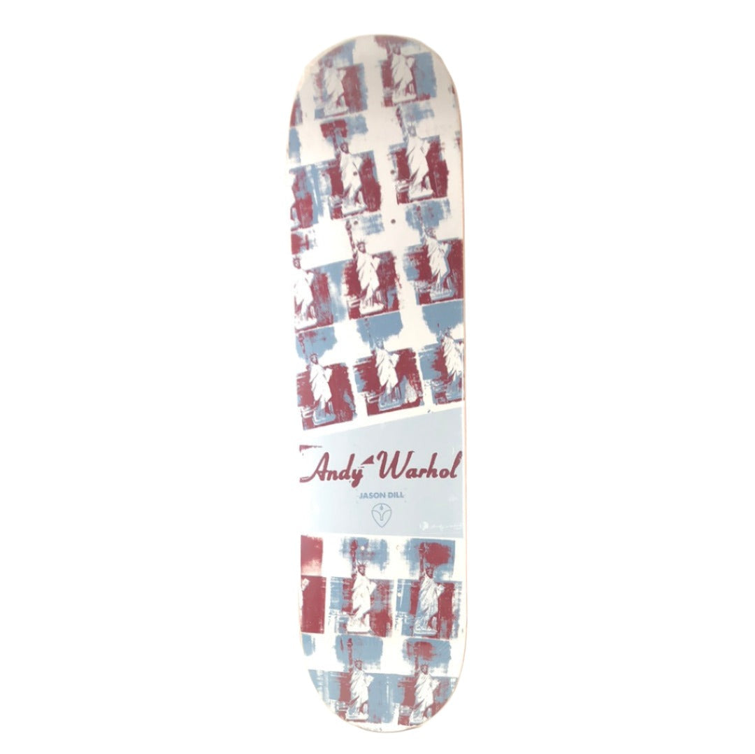 Alien Workshop Jason Dill Andy Warhol Red Blue White 7.75
