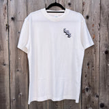 Long Beach Skate Co LBS Long Side Blanc White Oversized S/s Shirt